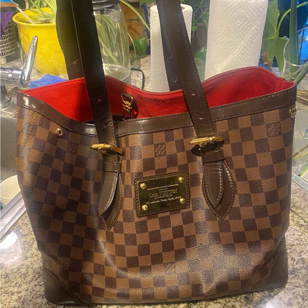 Louis Vuitton Hampstead Handbag Damier PM